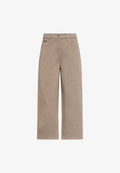 Calvin Klein Jeans CROPPED BARREL - Relaxed fit jeans - roasted cashew