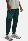 Under Armour UNSTOPPABLE FLEECE - Tracksuit bottoms - arden green