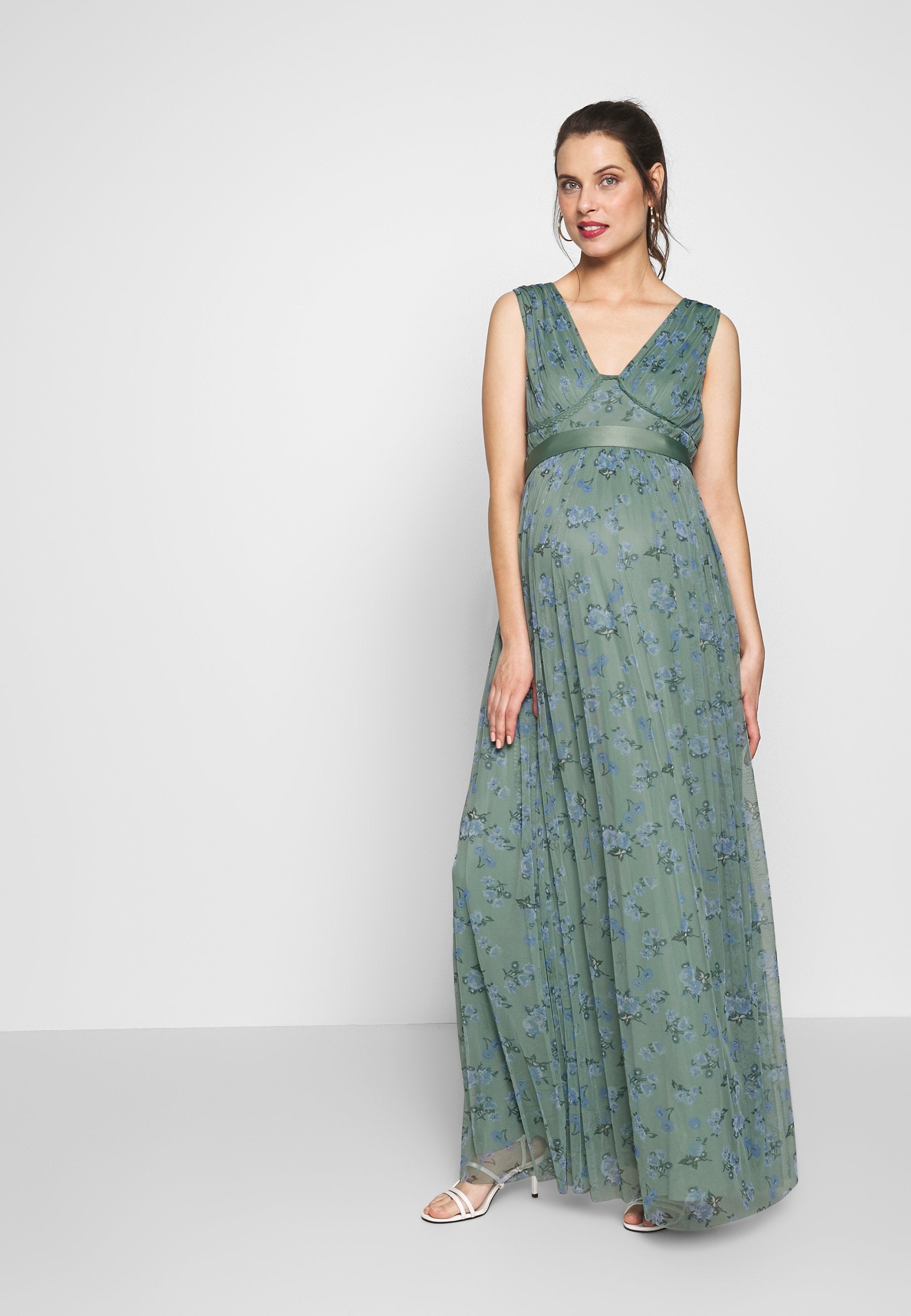 Anaya with love Maternity SLEEVELESS V NECK MAXI DRESS