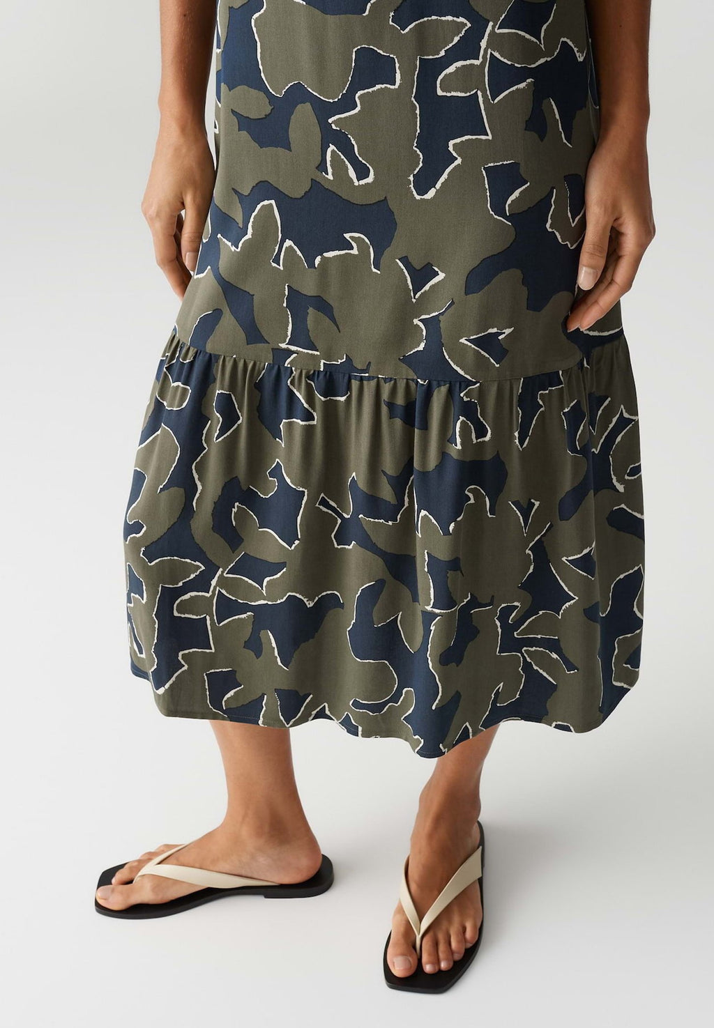 OPUS RELAXED FIT MIDI PRINT