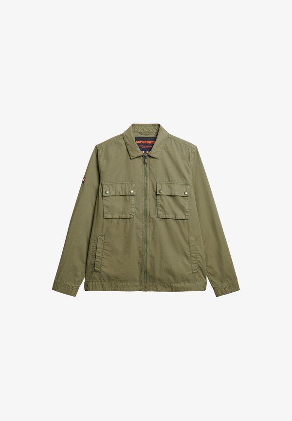 Superdry & Co ESSENTIALS ZIP THROUGH - Summer jacket - olive khaki
