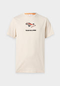 Puma MCLAREN RACING GRAPHIC TEE - Print T-shirt - alpine snow