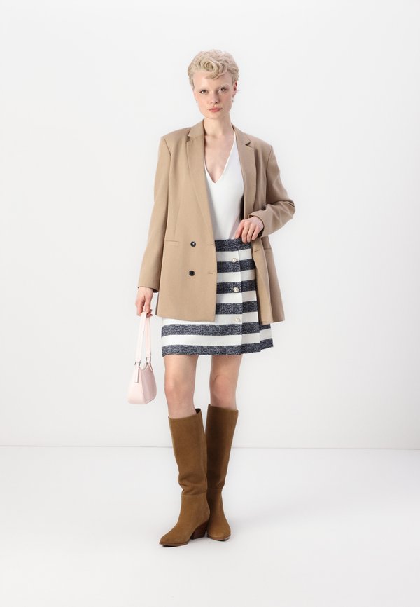 kate spade new york SAILOR STRIPE PLEATED SKIRT