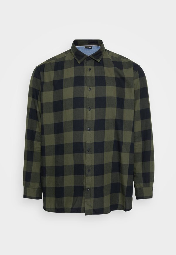 Jack & Jones JJEGINGHAM SHIRT - Shirt - dusty olive