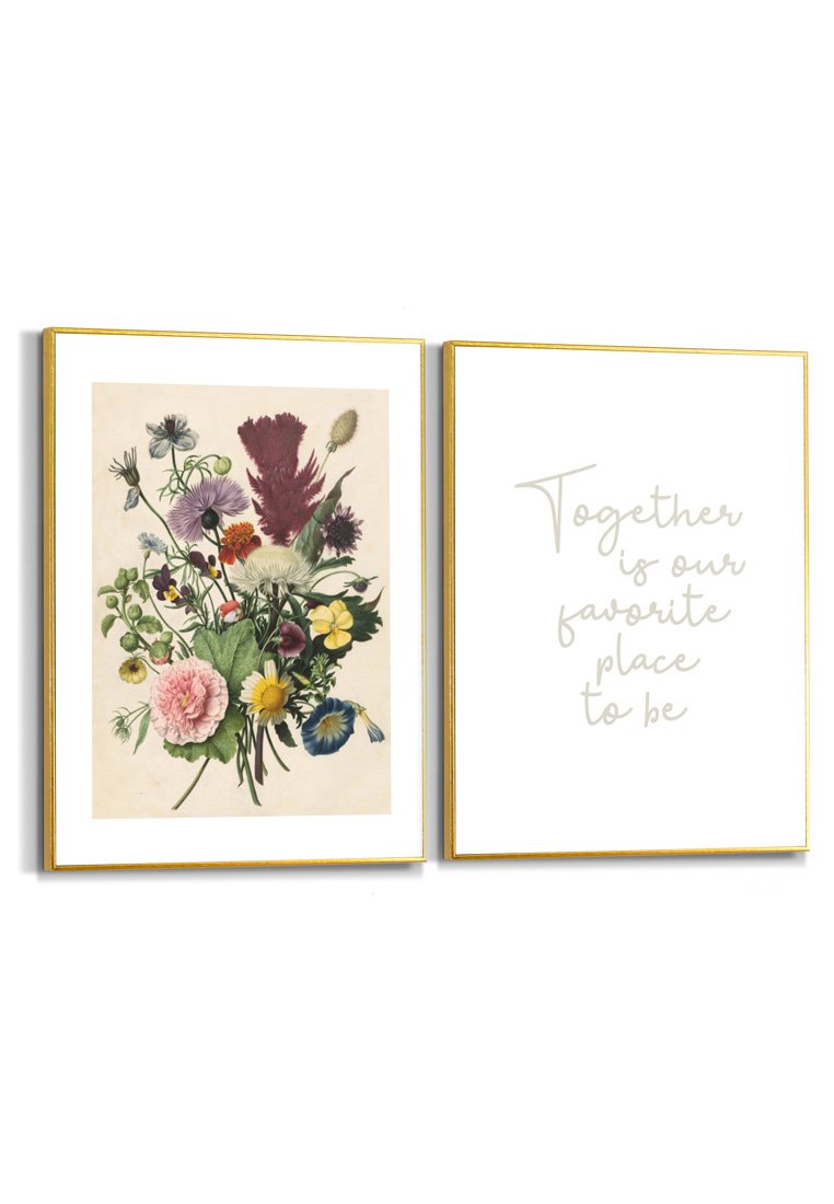 Orange Wallz FAVOURITE FLOWERS 2 PACK