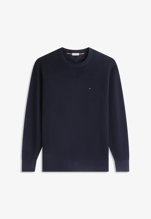 Tommy Hilfiger ESSENTIAL STRUCTURE CREW NECK - Jumper - desert sky