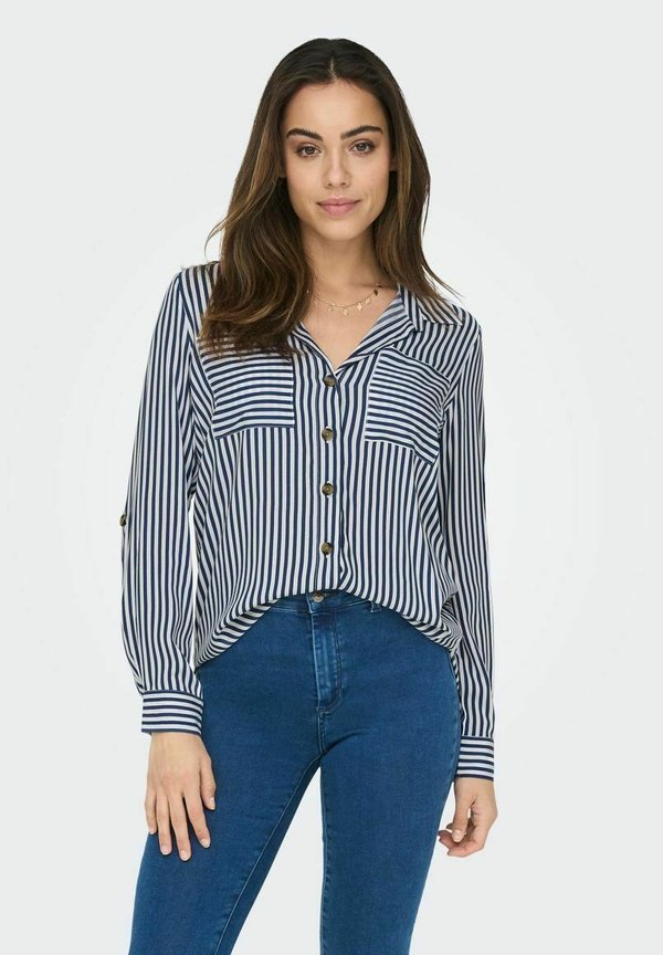 ONLY ONLYASMIN - Button-down blouse - peacoat