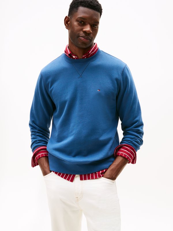 Tommy Hilfiger SEASONAL CREWNECK - Sweatshirt - aegean sea