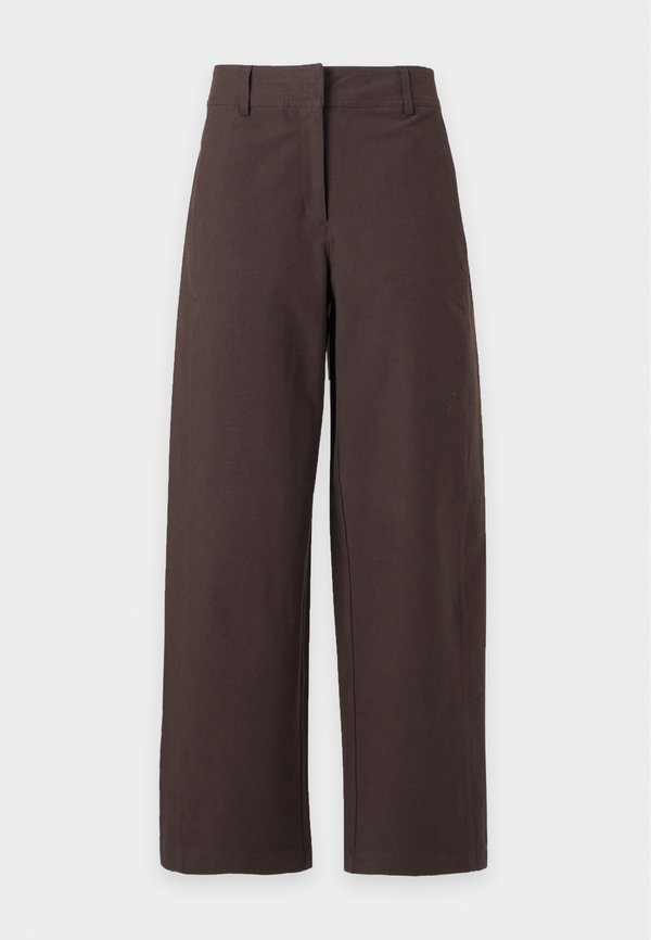 Vero Moda VMSOFIA BARREL PANT - Trousers - chocolate torte