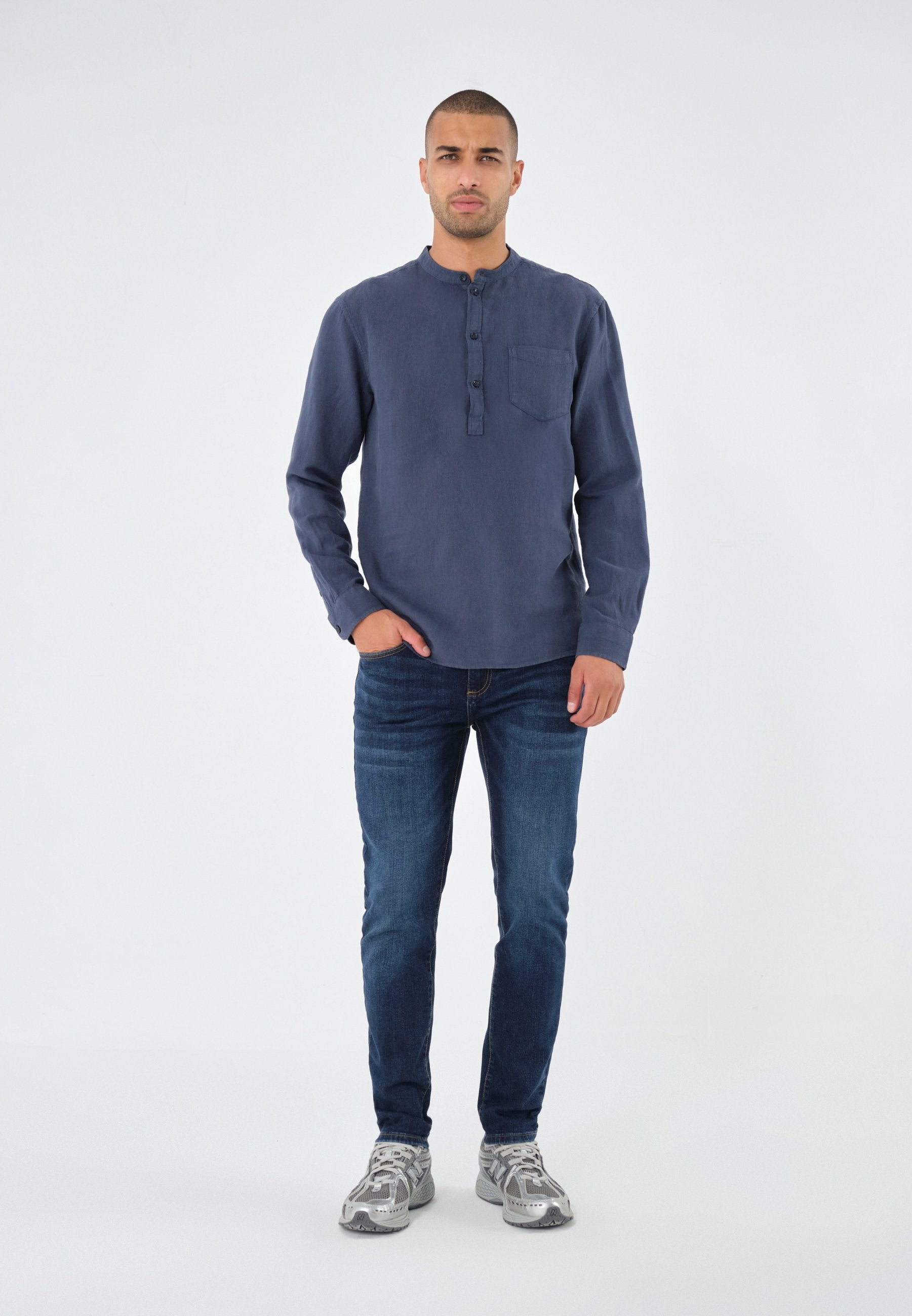 Pier One LINEN MIX SHIRT