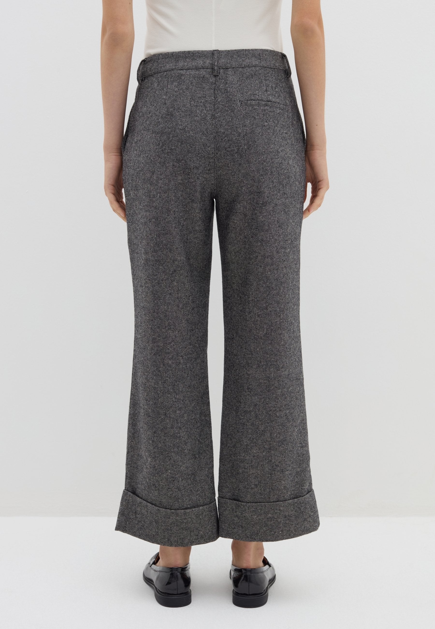Stefanel WIDE-LEG IN TWEED