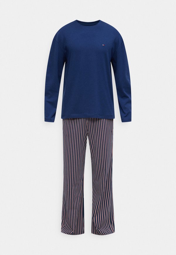 Tommy Hilfiger ORIGINAL SLEEP - Pyjama set - dark blue/red