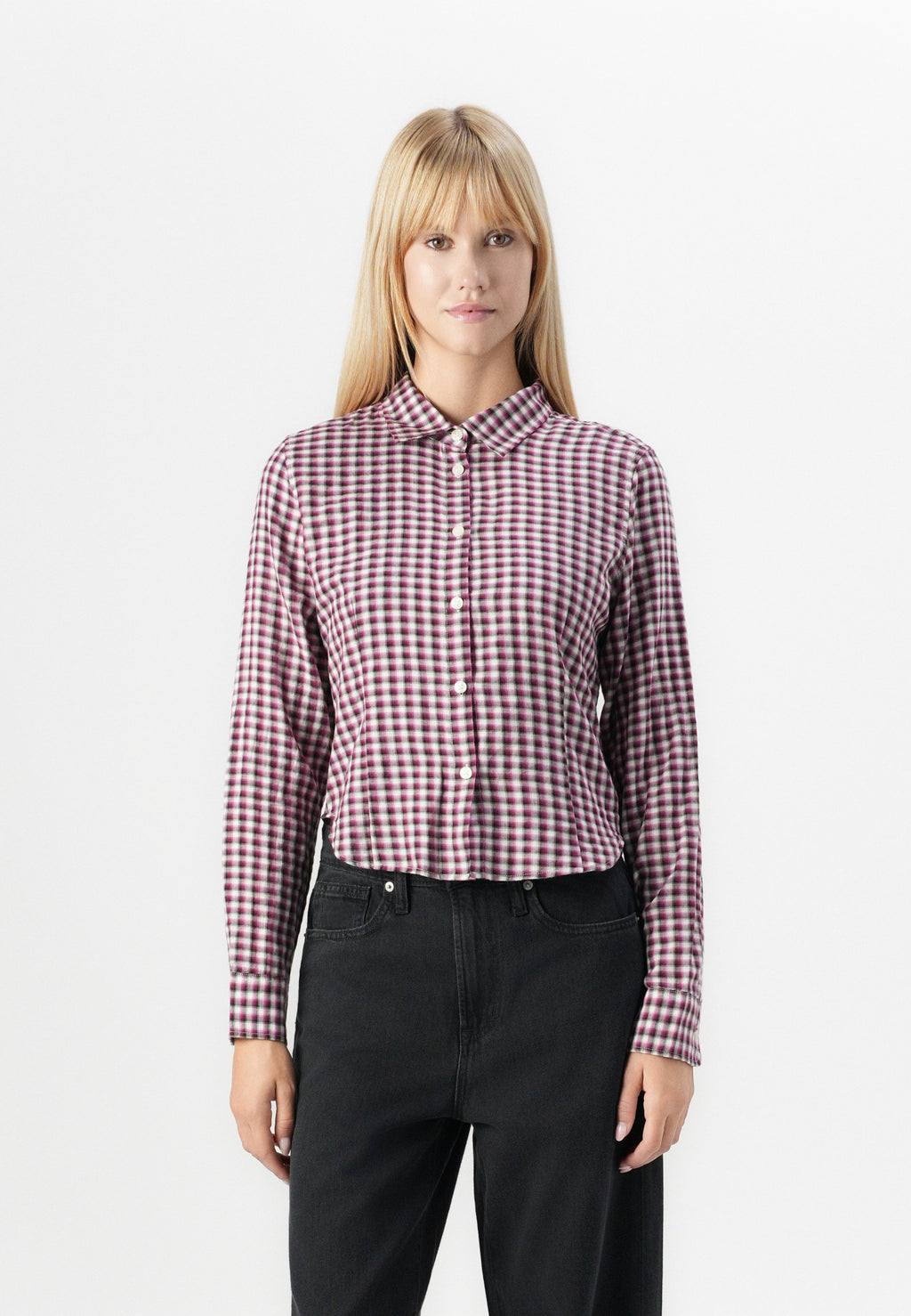 GAP FITTED CROPPED SHIRT