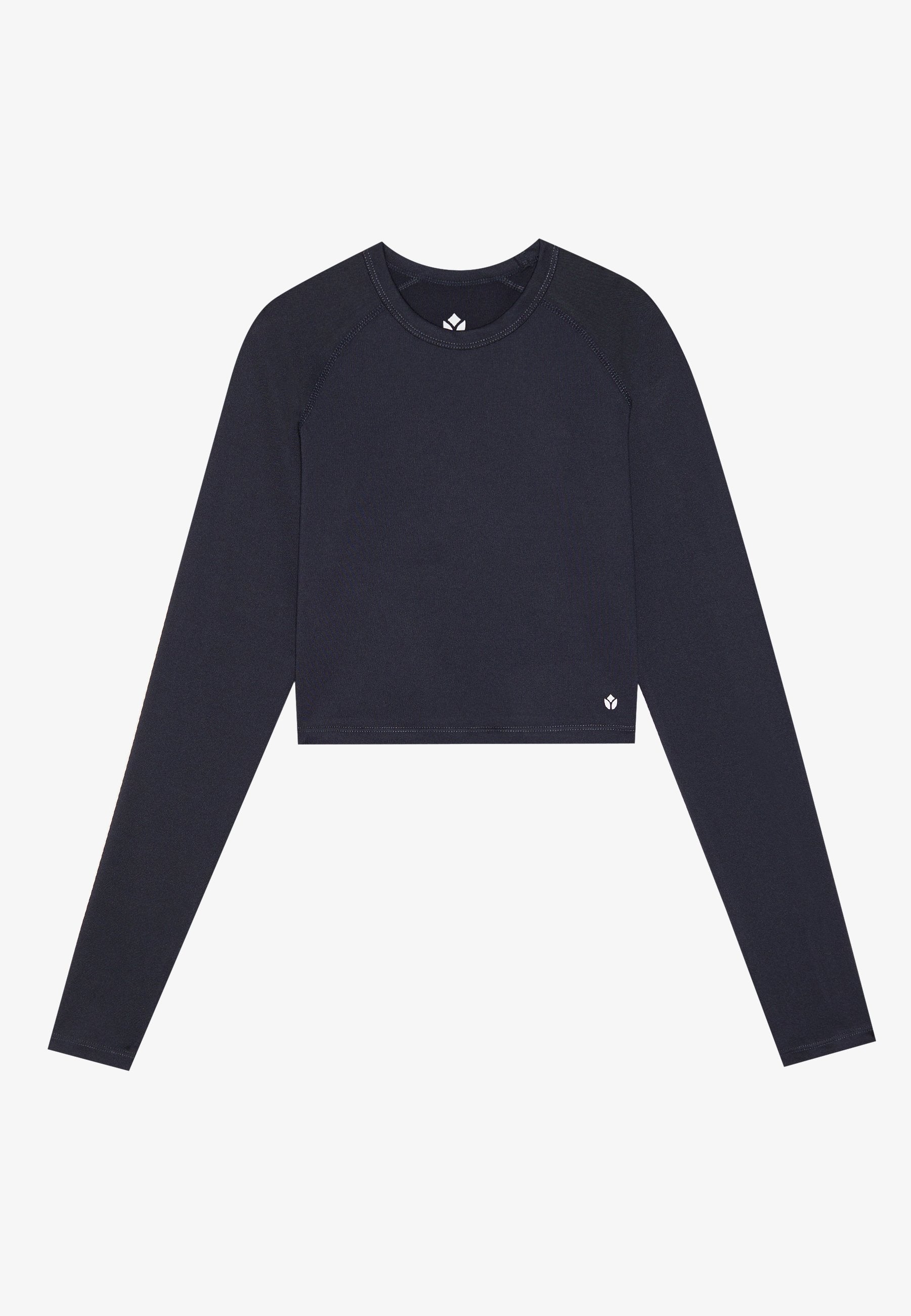 Even&Odd active ESSENTIAL CROPPED LONG SLEEVE TOP WITH THUMB HOLES