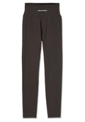 Schwarze Leggings mit hohemBund. Aus dehnbarem Material, mit flachen Nähten und einem kleinen "PEGADOR"-Logo am Bund.