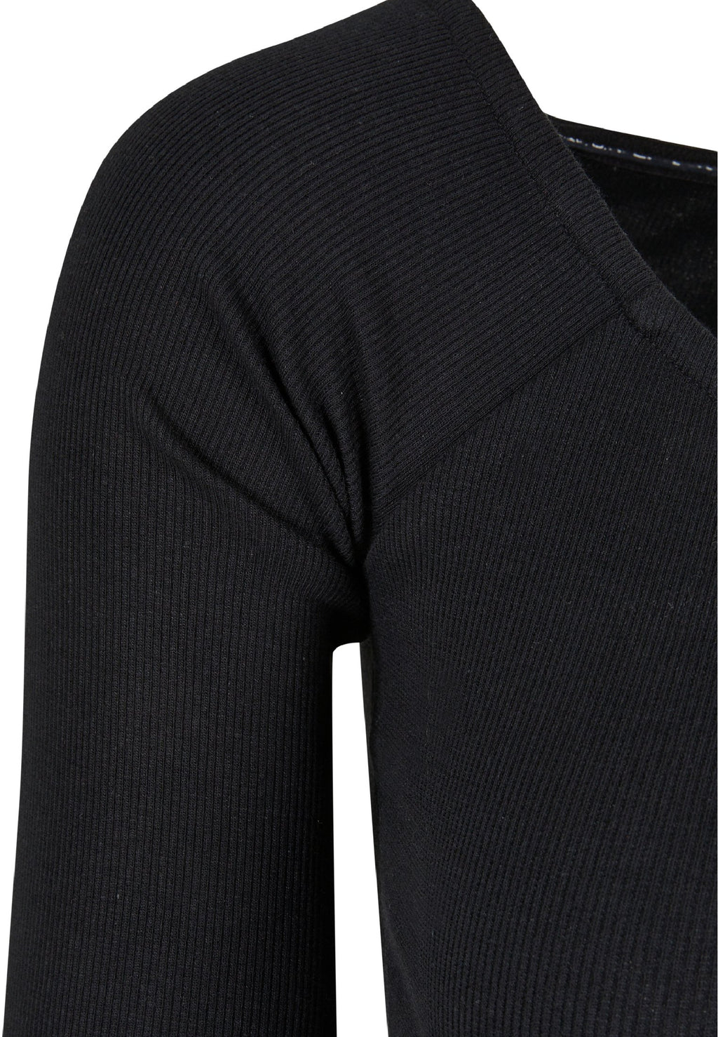 Urban Classics SHORT RIB WIDE V NECK LONGSLEEVE
