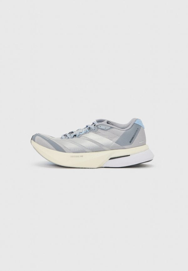 adidas Performance ADIZERO BOSTON 13 W - Road running shoes - halo silver-coloured/glow blue