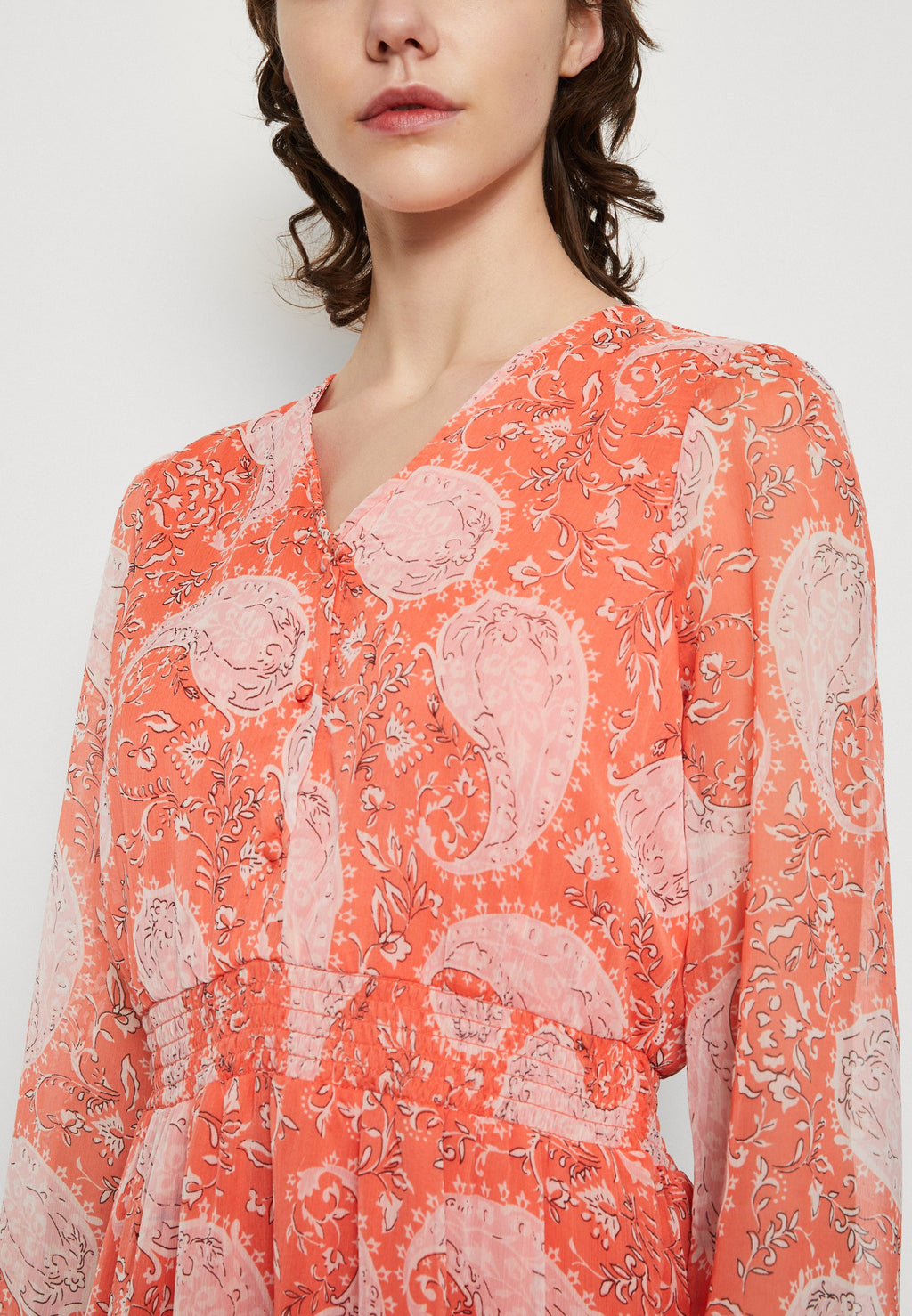 ONLY ONLAVEY V NECK DRESS