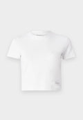 Guess SS BASIC MINI LOGO TEE - Basic T-shirt - pure white