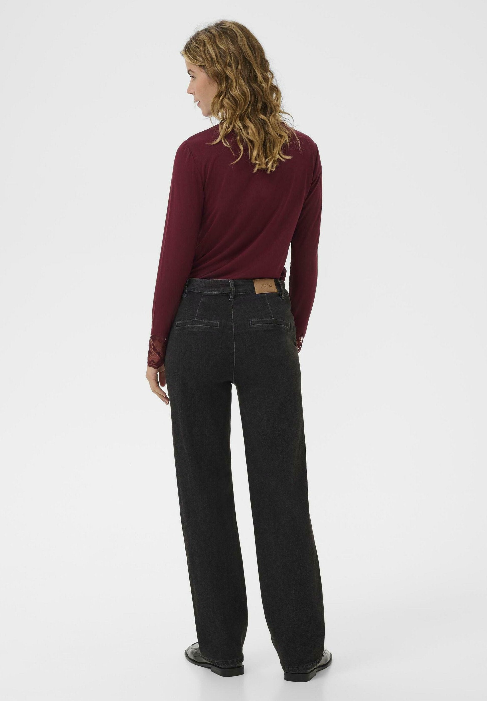 Cream CRVISTI STRAIGHT LEG PANT