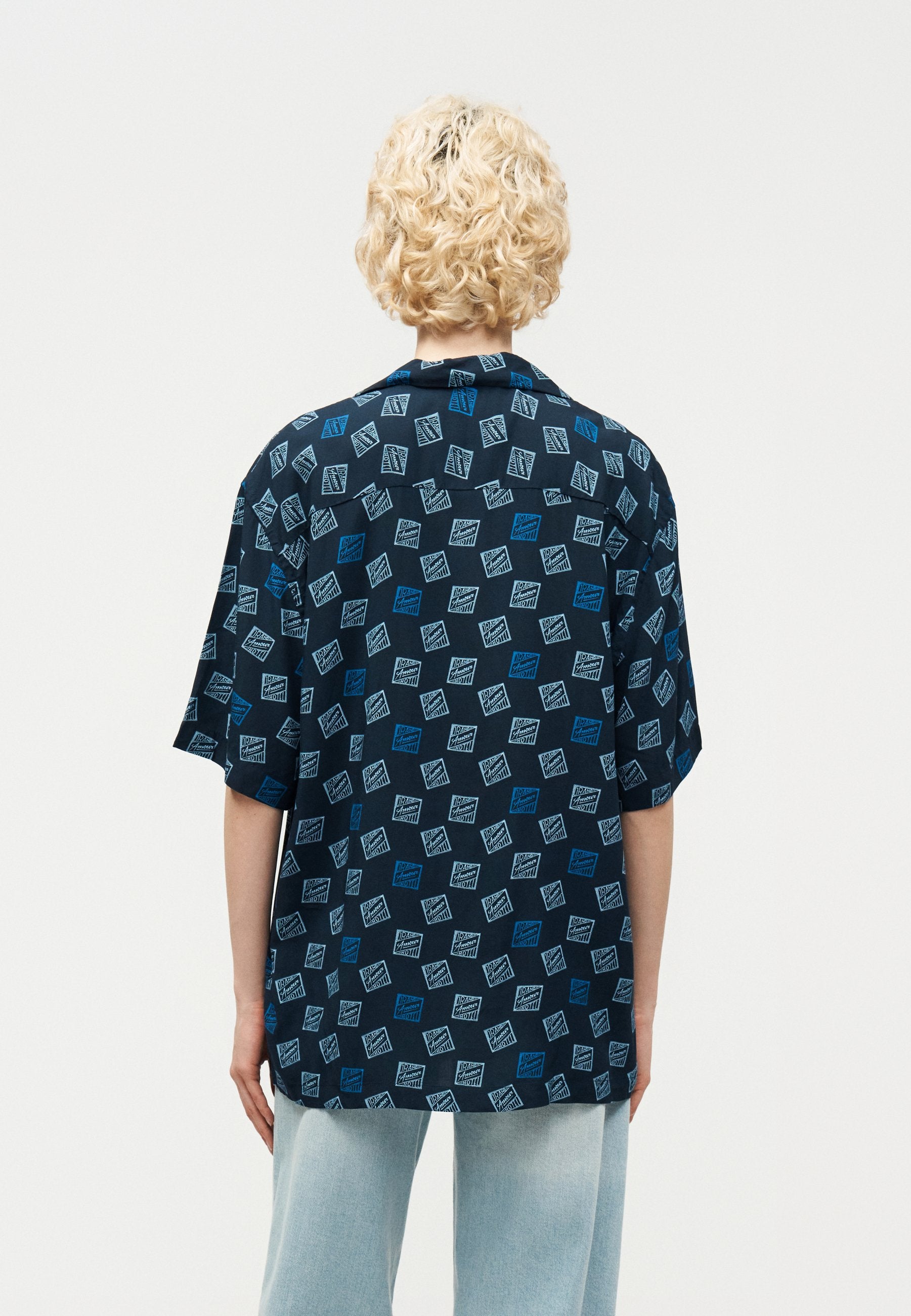 Selected SLHRLXHOTEL AMOUR STAMPS SHIRT