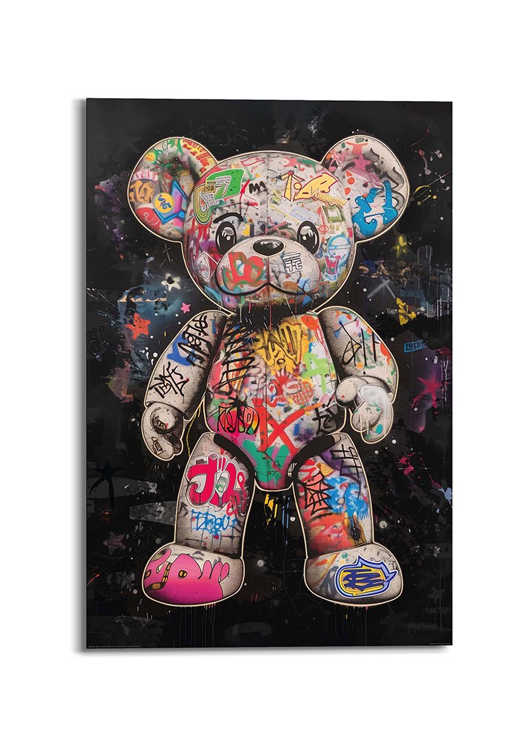 Orange Wallz BEAR - COLOURFUL