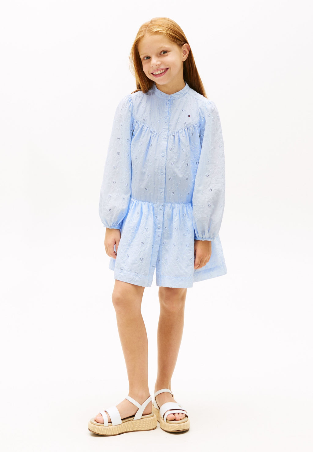 Tommy Hilfiger BRODERIE ANGLAISE SHIRT DRESS