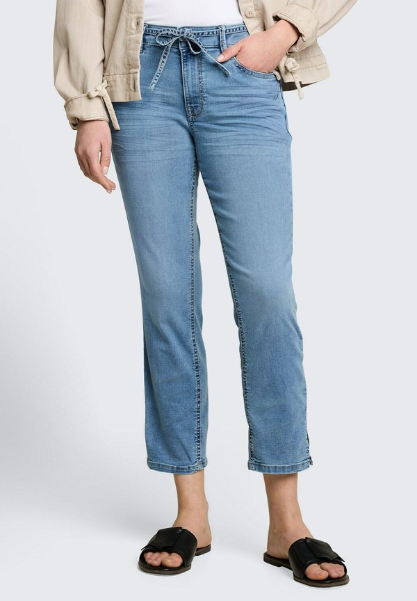 TOM TAILOR TTLENE SLIM FIT - Slim fit jeans - clean light stone blue denim