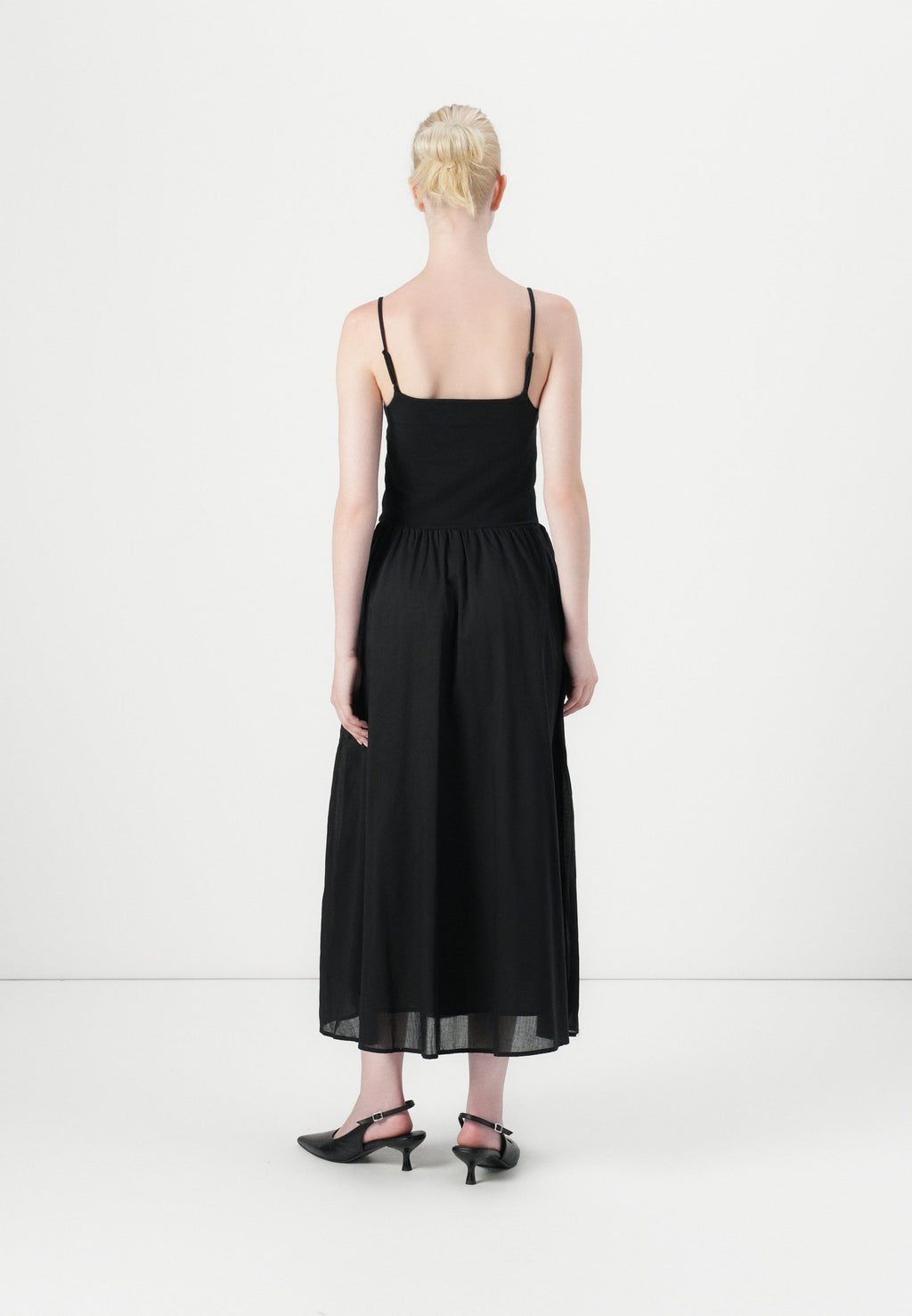GAP MIXED MEDIA TANK MAXI DRESS