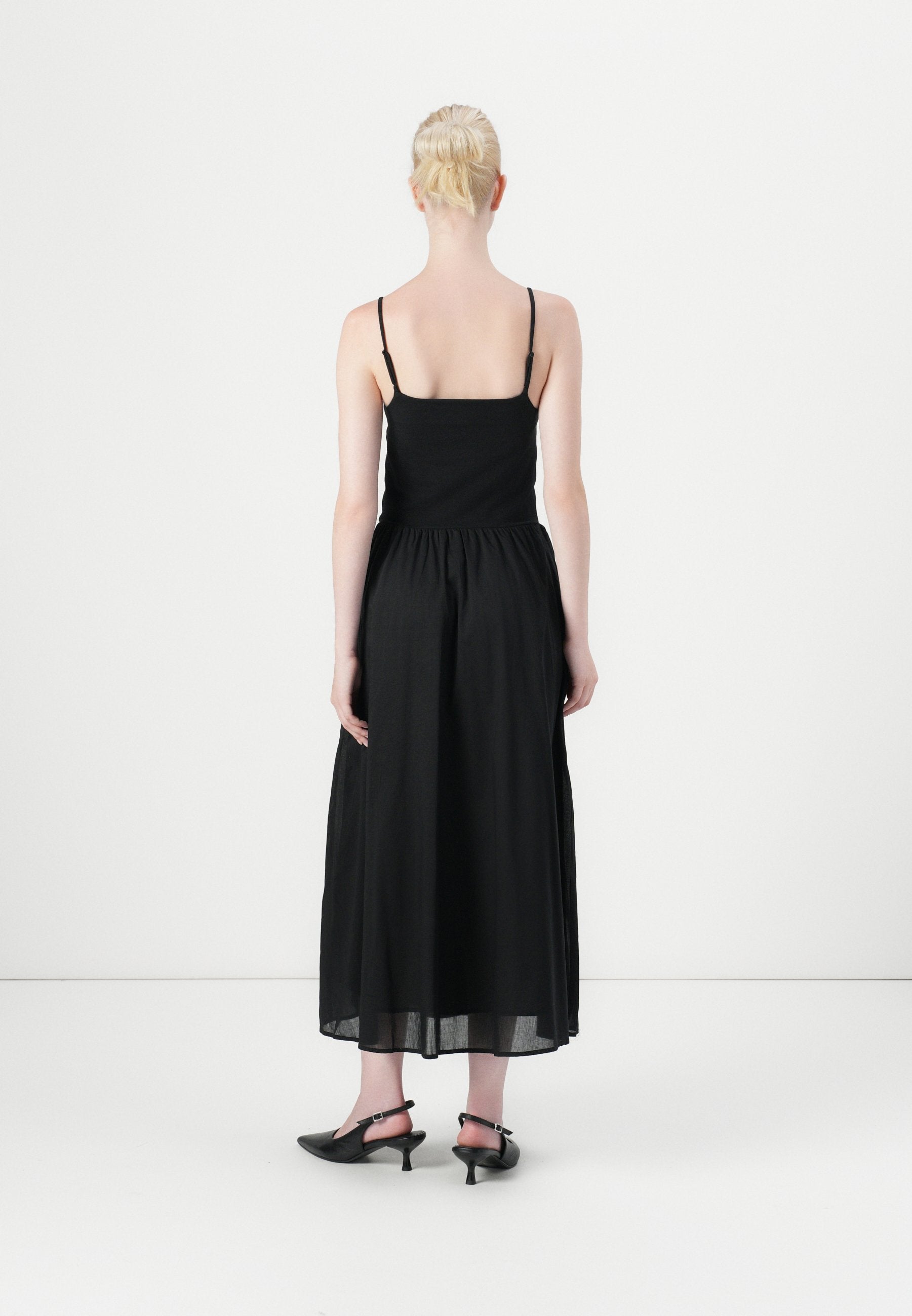 GAP MIXED MEDIA TANK MAXI DRESS