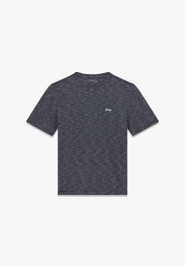 Guess GESTREIFTES T-SHIRT - Print T-shirt - mehrfarbig  grundton blau