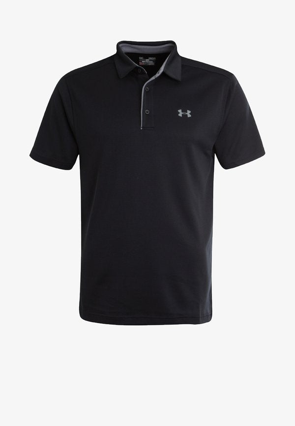 Under Armour TECH - Polo shirt - black/graphite