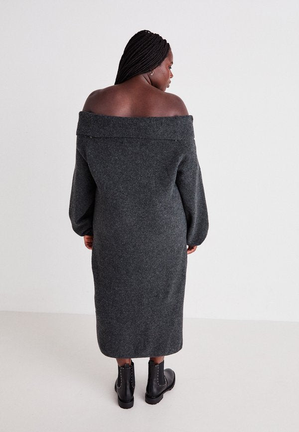 Vero Moda Curve VMCBOOM OFF SHOULDER DRESS