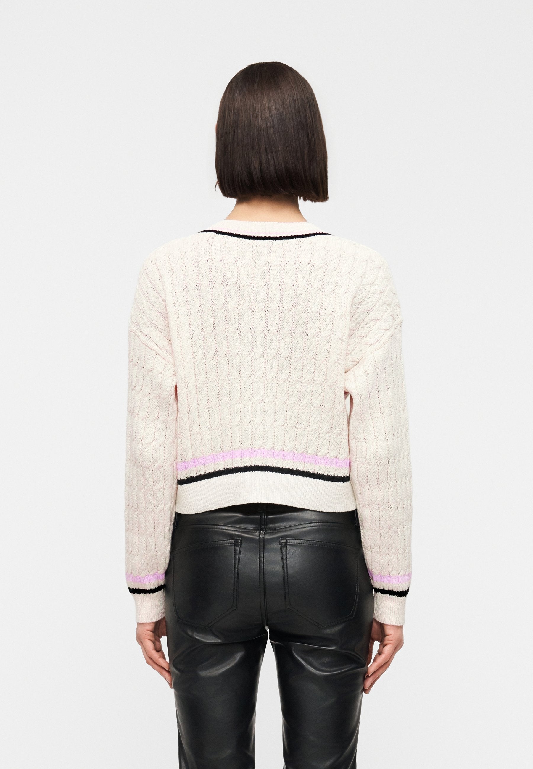 Noisy May NMMAKI CABLE V NECK