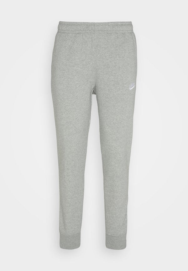 Nike Sportswear CLUB JGGR - Tracksuit bottoms - dark grey heather/matte silver/white