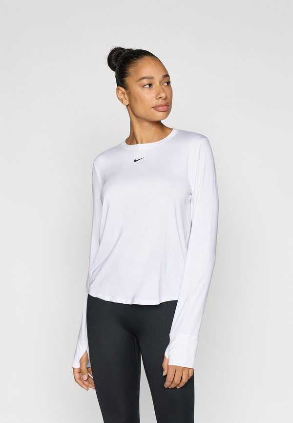Nike Performance ONE CLASSIC - Long sleeved top - white/black