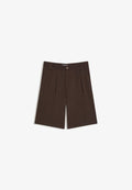 Bershka TAILORING BERMUDA - Shorts - brown