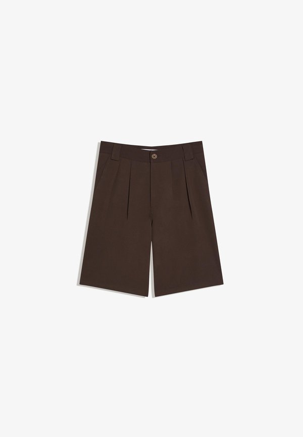 Bershka TAILORING BERMUDA - Shorts - brown