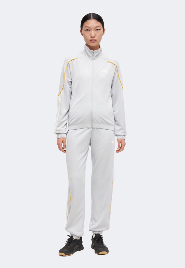 adidas Sportswear STADIUM 3 STRIPES TRACKSUIT - Tracksuit - light solid grey