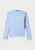Vero Moda VMSIGRID SHELLY - Long sleeved top - brunnera blue