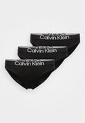 Calvin Klein Underwear BIKINI EXTRA SOFT 3 PACK - Briefs - black