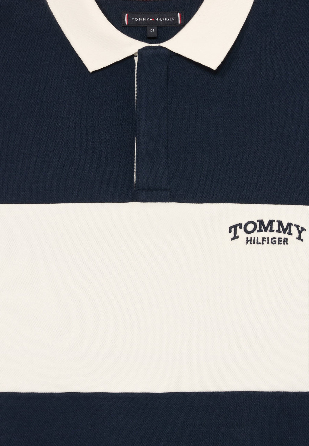 COLOUR-BLOCKED LONG SLEEVE POLO SHIRT Media 3