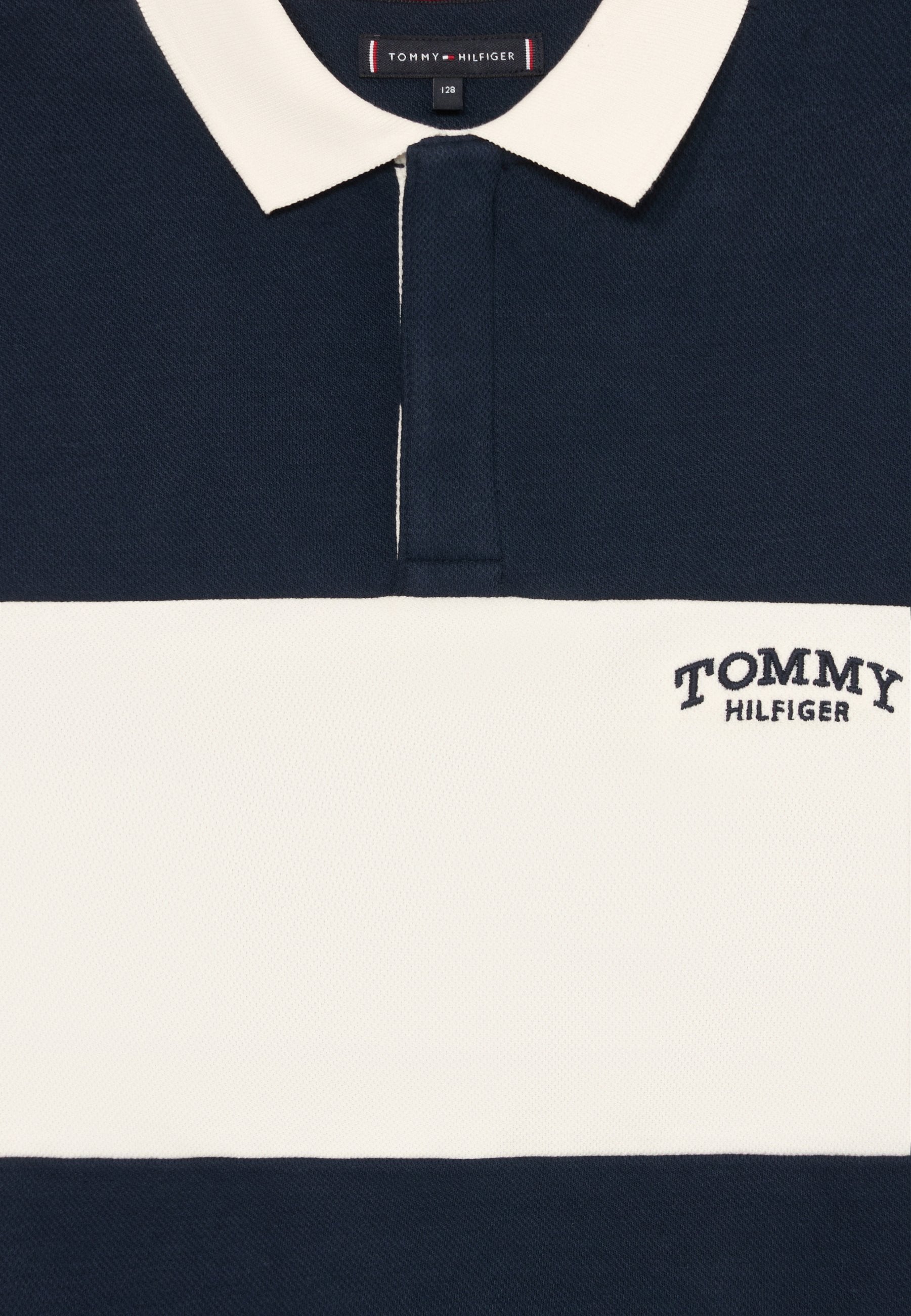 COLOUR-BLOCKED LONG SLEEVE POLO SHIRT Media 3