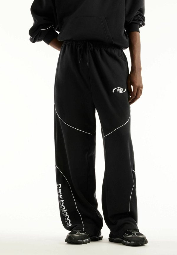 New Balance TRACKSIDE FRENCH TERRY PANT - Tracksuit bottoms - black