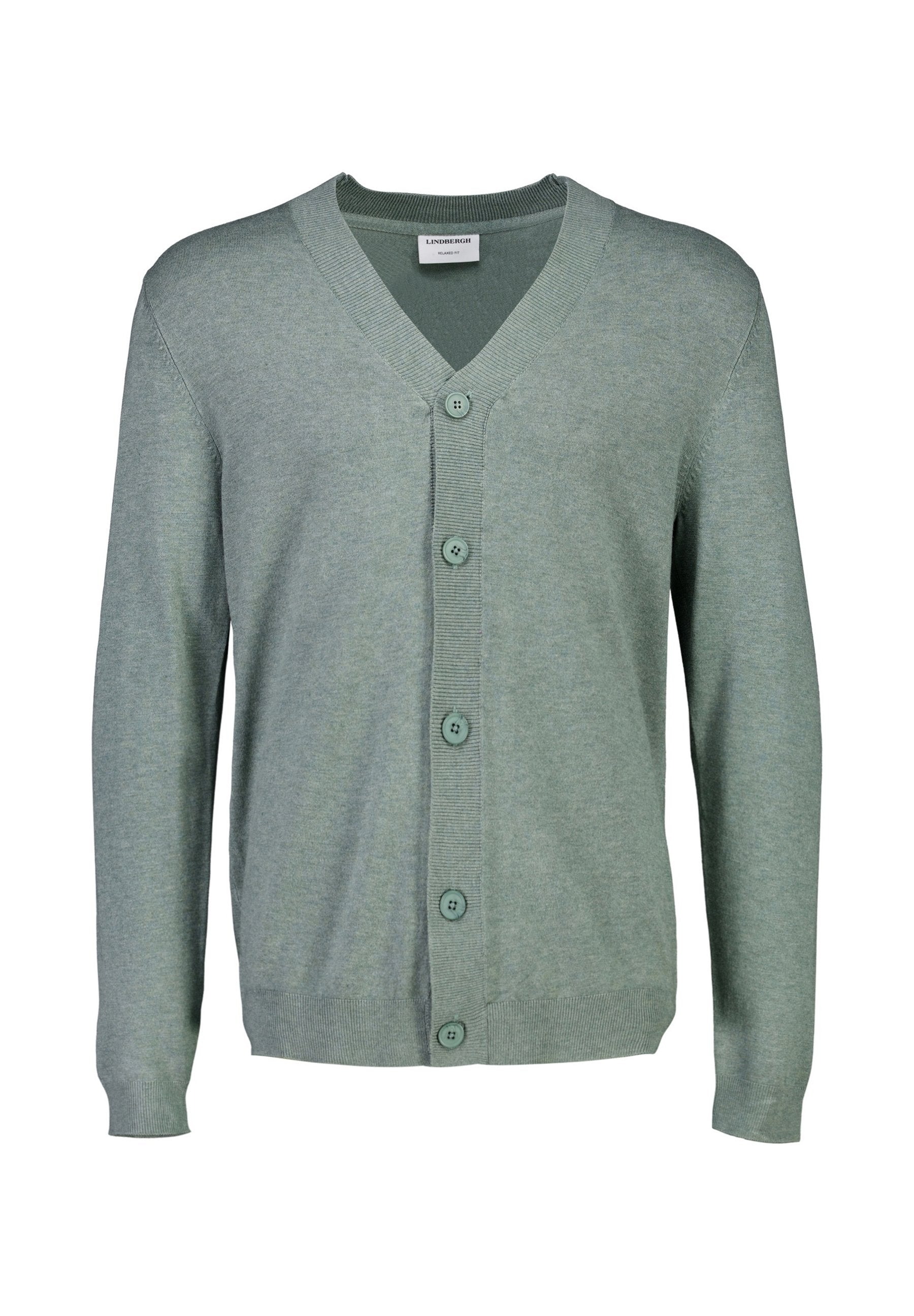 V NECK BUTTON CARDIGAN Media 1