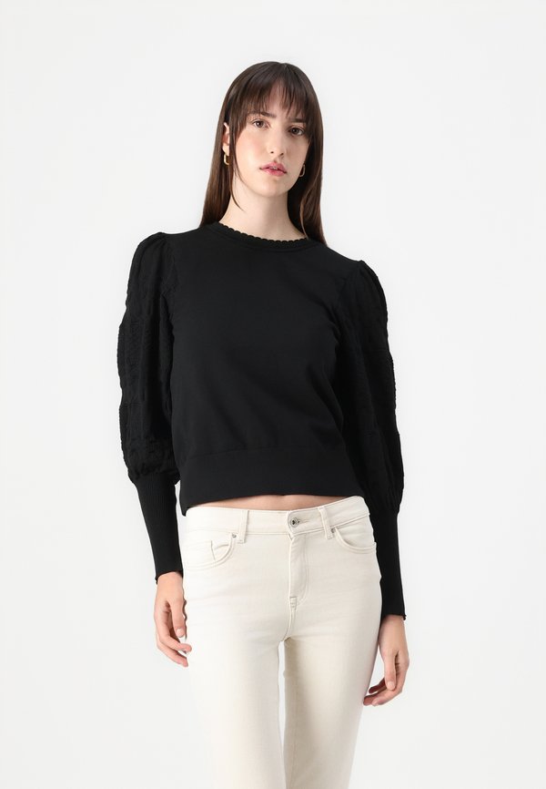 ONLY ONLMELITA O NECK - Jumper - black