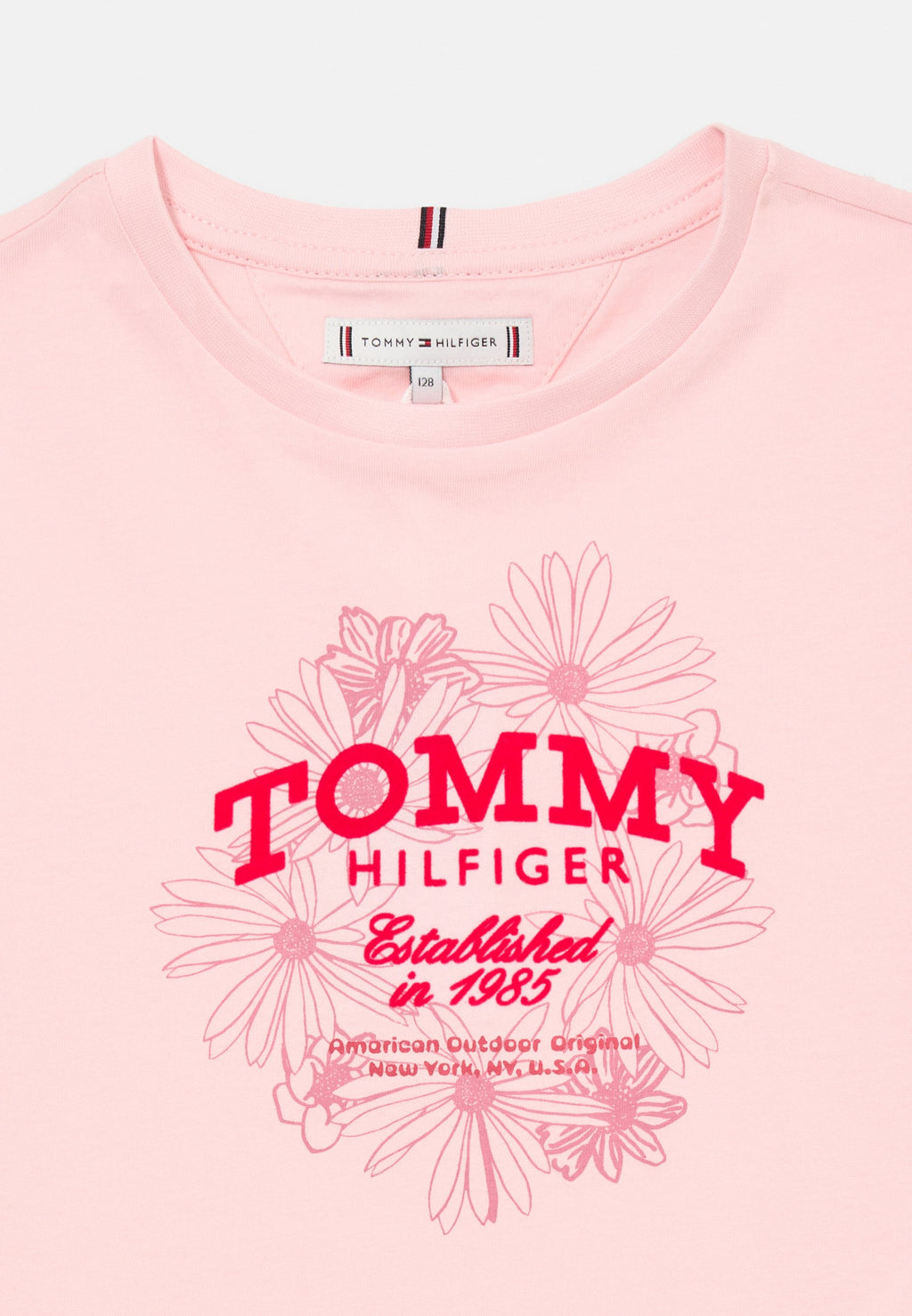 FLORAL FLOCK LOGO SLIM T-SHIRT Media 3