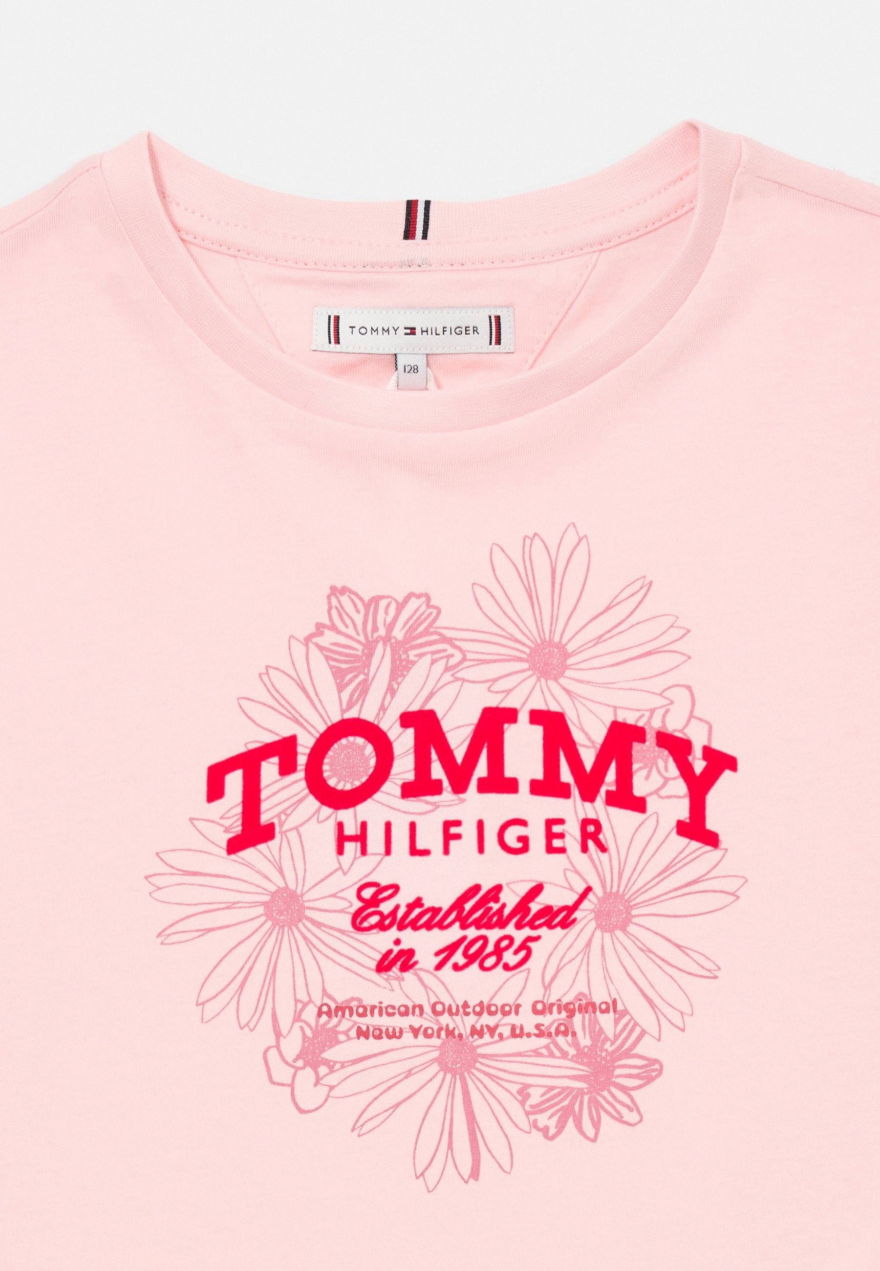 FLORAL FLOCK LOGO SLIM T-SHIRT Media 3