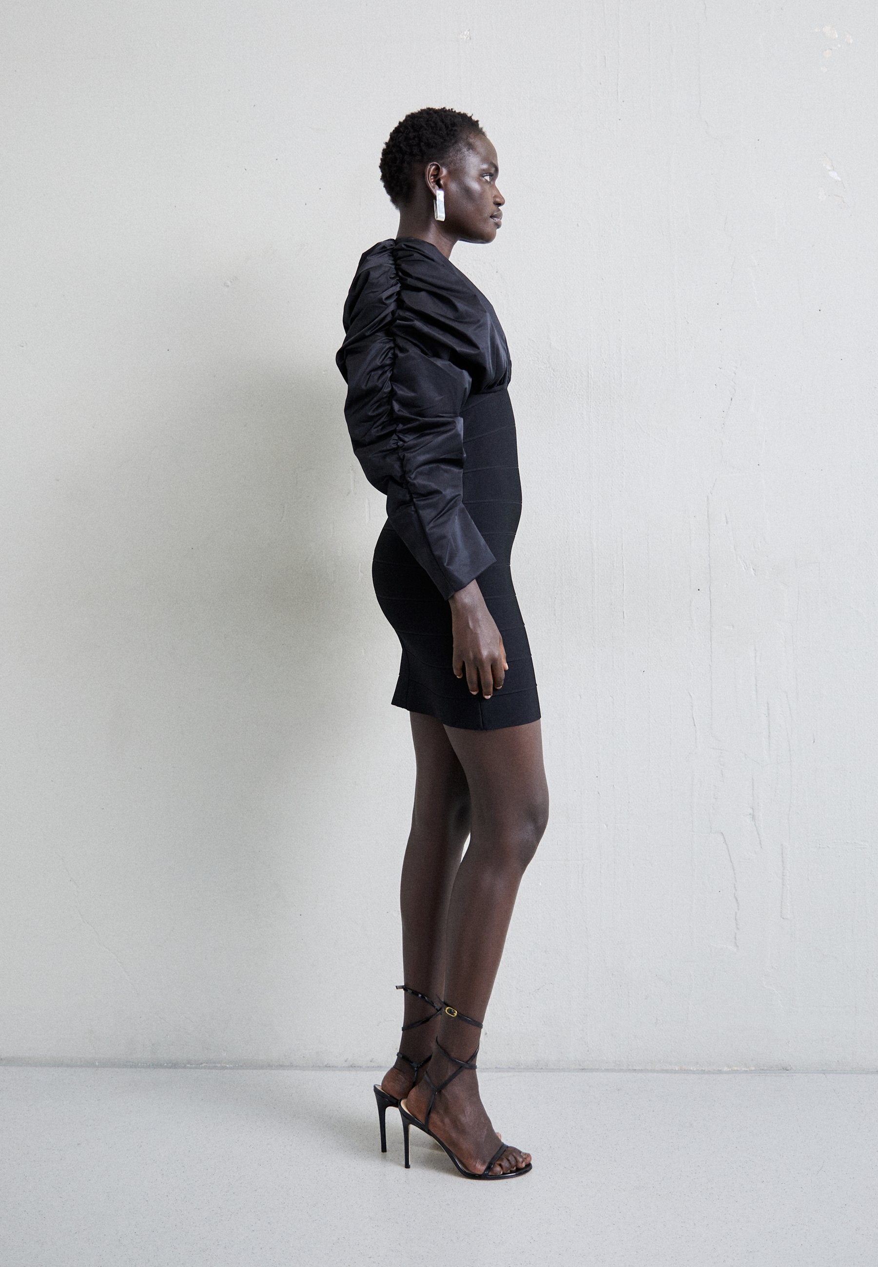 Hervé Léger RUCHED MINI DRESS