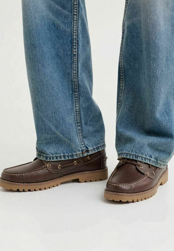 Jack & Jones BOAT SHOES BOAT SHOES - Boat shoes - Brown